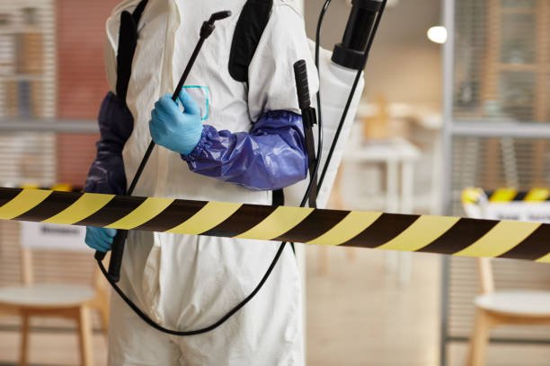 Professional Biohazard Cleanup technician working in Elyria, OH